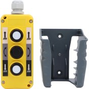 Resim Creatorally Vinç Basmalı Düğme Anahtarı Kaldırma Kolye Denetleyici Evrensel Damperli Kamyon Vinç Yukarı Aşağı Vinç AC250V 5A AC500V 2A (Yurt Dışından) 