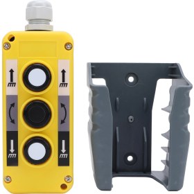 Resim Creatorally Vinç Basmalı Düğme Anahtarı Kaldırma Kolye Denetleyici Evrensel Damperli Kamyon Vinç Yukarı Aşağı Vinç AC250V 5A AC500V 2A (Yurt Dışından) 