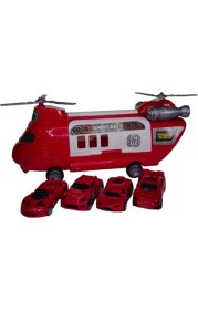 Resim Farbu Royal Toys 4 Arabalı Ambulans Helikopteri RYL-7046 
