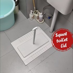 Resim Squat Tuvalet Koltuğu Kılıfı - Plastik, Ergonomik Tasarım ile Yumuşak Kapanma Mekanizması, Anti-Tıkanma ve Kokuya Dayanıklı, Modern Banyo Düzeni için İdeal, Banyo Aksesuarı | Modern Tuvalet Koltuğu | Plastik Yapı, Tuvalet Koltuğu Kılıfı 