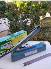 Resim 40 Cm Demir Gövde Poşet Yapıştırma Kapama Makinesi-2 Yıl Garanti 