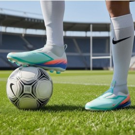 Resim Nike Phantom 6 Low Academy FG/MG | Yeşil 