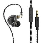 Resim Lemestar Qkz Zx2 Spor Kulaklık, 3.5mm Aux Bağlantılı, Mikrofonlu, Gri Renk, Hafif Alüminyum Tasarım Zx2 