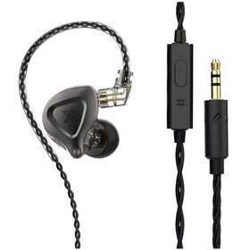 Resim Lemestar Qkz Zx2 Spor Kulaklık, 3.5mm Aux Bağlantılı, Mikrofonlu, Gri Renk, Hafif Alüminyum Tasarım Zx2 