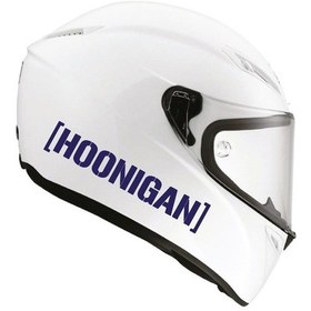 Resim Tek Renk Hoonigan (Hoonigan Helmet Stickers) Kask Sticker Etiket 