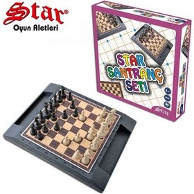 Resim Star Kutulu Altı Açık Satranç Takımı 1.kalite 