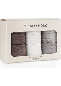 Resim Schafer Lena 3 Lü Havlu Seti 30x50-asorti02 