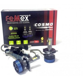 Resim Yeni Cosmo Plus H4 Led Xenon 100w 18000 Lumen 