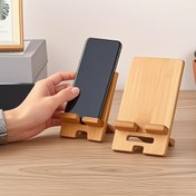 Resim Ayarlanabilir Bambu Telefon ve Tablet Standı - Ev, Ofis, Okul için Çok Açılı Masaüstü Tutucu - Anneler Günü, Babalar Günü, Paskalya için İdeal Hediye - Dayanıklı ve Şık Tasarım, Ofis Masa Aksesuarı | Zarif Tasarım | Doğal Malzemeler Telefon Tutucu, Telefon Tutucu 