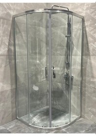 Resim Nokta Duşakabin Teknesiz Oval Cam Duşakabin Nd110 Şeffaf 