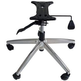 Resim Kamusalmarket Oyuncu Koltuğu Ayağı Çift Kol Mekanizma Siyah Pistonlu 150 Kg 