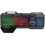 Resim Rampage KB-R132 Falcon-X USB LED Aydınlatmalı Q Oyuncu Klavye 