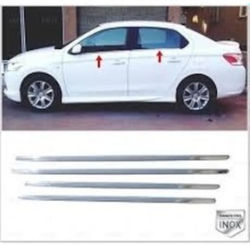 Resim Ebal Otomotiv Peugeot 301 Krom Cam Çıtası 4 prç. 2012 Üzeri P. Çelik 