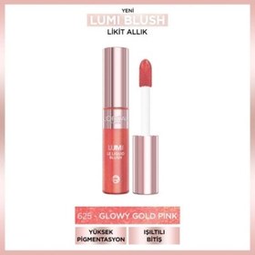 Resim Loreal Paris Lumi Blush Likit Allık - 625 Glowy Gold Pink 