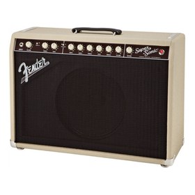 Resim Fender Super-Sonic 22 Elektro Gitar Amfisi - Blonde/Oxblood 