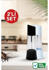 Resim Nandy Home 2'li Set Seramik Lux Tuz Ve Biber Değirmeni 