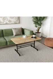 Resim NETPLUSMOBİLYA Tekerlekli Orta Sehpa Ofis Sehpası Yan Sehpa 