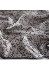 Resim İpekevi Twill İpek Eşarp - Mini Seljuk - Lame - Lacivert 