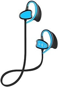 Resim Henniu IPX8 Su Geçirmez Bluetooth Kulaklıklar CSR Mikrofonlu Kablosuz Stereo Kulaklık Bas Spor Koşu Kulaklık 