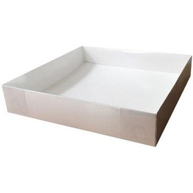 Resim Asetat Kapaklı Karton Kutu Havlu Kutusu 25X25X5 Cm 10 Adet Bey 