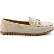 Resim Bej Kadın Loafer Ayakkabı K01542010809 