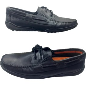 Resim Rekirs Erkek Siyah Bağcıklı Loafer Ayakkabı Re097-10 