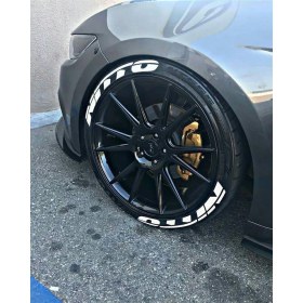 Resim Kom Nitto Beyaz Kalıcı Lastik Yazısı Nitto Sticker 8 Kit Büyük Boy 