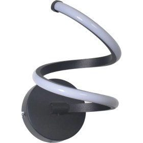 Resim Zlatan Modern Tasarım Siyah Renk Gün Işığı Ledli Banyo - Mutfak - Salon Ledli Duvar Aplik 