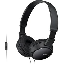 Resim MDR-ZX110AP Kulak Üstü Kulaklık, 12 Hz - 22 Khz, 30 mm Sürücü, Siyah 