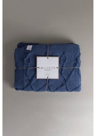 Resim Espuma De Mar İndigo Tek Kişilik Battaniye 160x220 37141 Indigo 