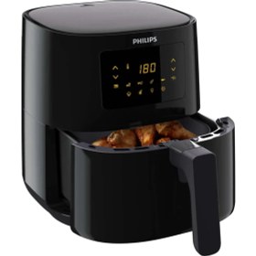 Resim Philips Rapidair Teknolojili L Airfryer Siyah 