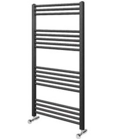 Resim EURASİA 500X1000 14 BORULU ANTRASİT HAVLUPAN + 2 ADET VANASI 