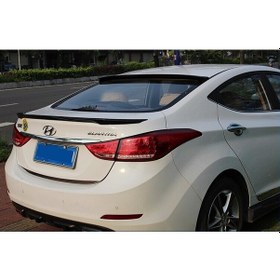 Resim Hyundai Elantra Bagaj Üstü Spoiler Spoyler 2011-2015 Boyalı Parlak Siyah 
