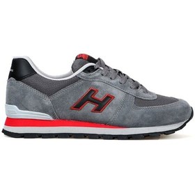 Resim Hammer Jack Hakiki Deri Meet Gri-Kırmızı-Laci Erkek Spor Ayakkabı - 544096803 