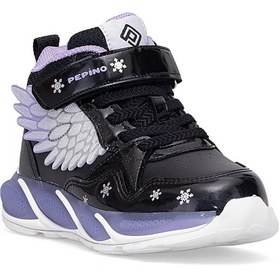 Resim Pepino FK25-2040 Patik Kız Çocuk Sneaker Bot Siyah - Lila 
