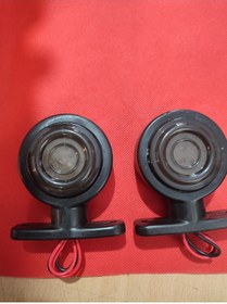 Resim Akyol Füme Orta Boy Takoz Kırmızı Beyaz 12 24 V Uyumlu 