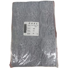Resim Dantel Polyester Sanal Tül Bant Gri 20 Metre En 6 cm ON-60-G 