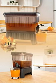 Resim çarşıdayız 4 Lt Musluklu Portakal Suyu Limonata Su Sebili. 