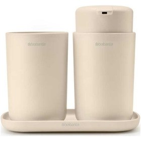 Resim Brabantia Renew Soft Beıge 3 Parça Banyo Seti Bej 