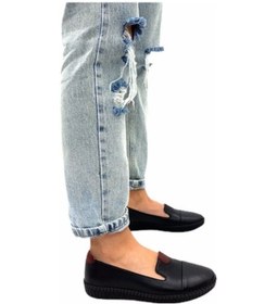 Resim Elba Model Ortopedik Taban Deri Babet Siyah 