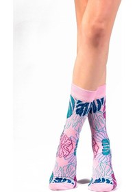 Resim Ozzy Socks Çiçek Desenli Çorap (407226950) Çok Renkli 