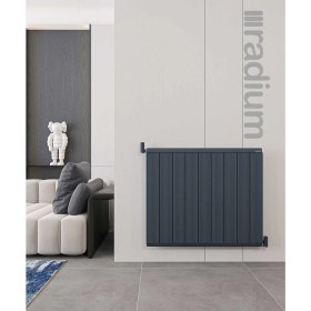 Resim Radium Alüminyum Radyatör 600X600 mm Nilüfer Antrasit 