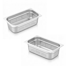 Resim Üret Çelik ÜRET Delikli Gastronom Küvet GN 1/3 100 mm 4 lt 