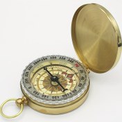Resim Parlak Bakır Hayatta Kalma Pusulası - Su Geçirmez, Pil Gerekmez, Çift Ölçekli (Dereceler/Yönler) Ultra Parlak Işıklı Kadran & Koruyucu Kılıf - Kamp, Yürüyüş, Sırt Çantasıyla Gezme ve Gece Maceraları için Kompakt & Dayanıklı - Temel Açık Hava Navigasyon Ekipmanı, Kamp Aksesuarları, Yürüyüş Esansiyelleri, Klasik Tasarım, Hassas İşçilik 