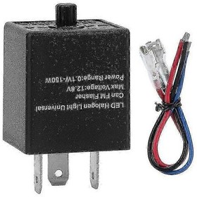 Resim Led Flasher Relay, 12v 3-pin Adjustable Led Flasher Relay Turn Si 