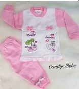 Resim Candysbebe Kız Bebek Pijama Takımı 