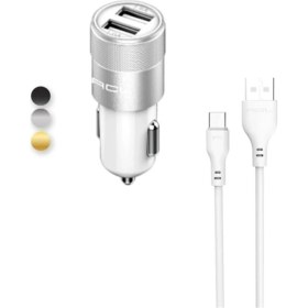 Resim Acl Ac-06 Power Classic Series™ Araç Içi Şarj Aleti Micro Kablolu 