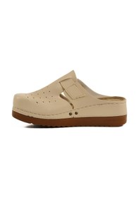 Resim Bej Anatomik Unisex Sabo Terlik 07-008 G Bej 