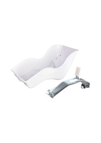 Resim Suntek Çocuk Bisiklet Bebek Koltuğu Dekoru Doldurulmuş Hayvan Beyaz 