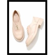 Resim Bambi Bej Kadın Oxford Ayakkabı K01246170009 